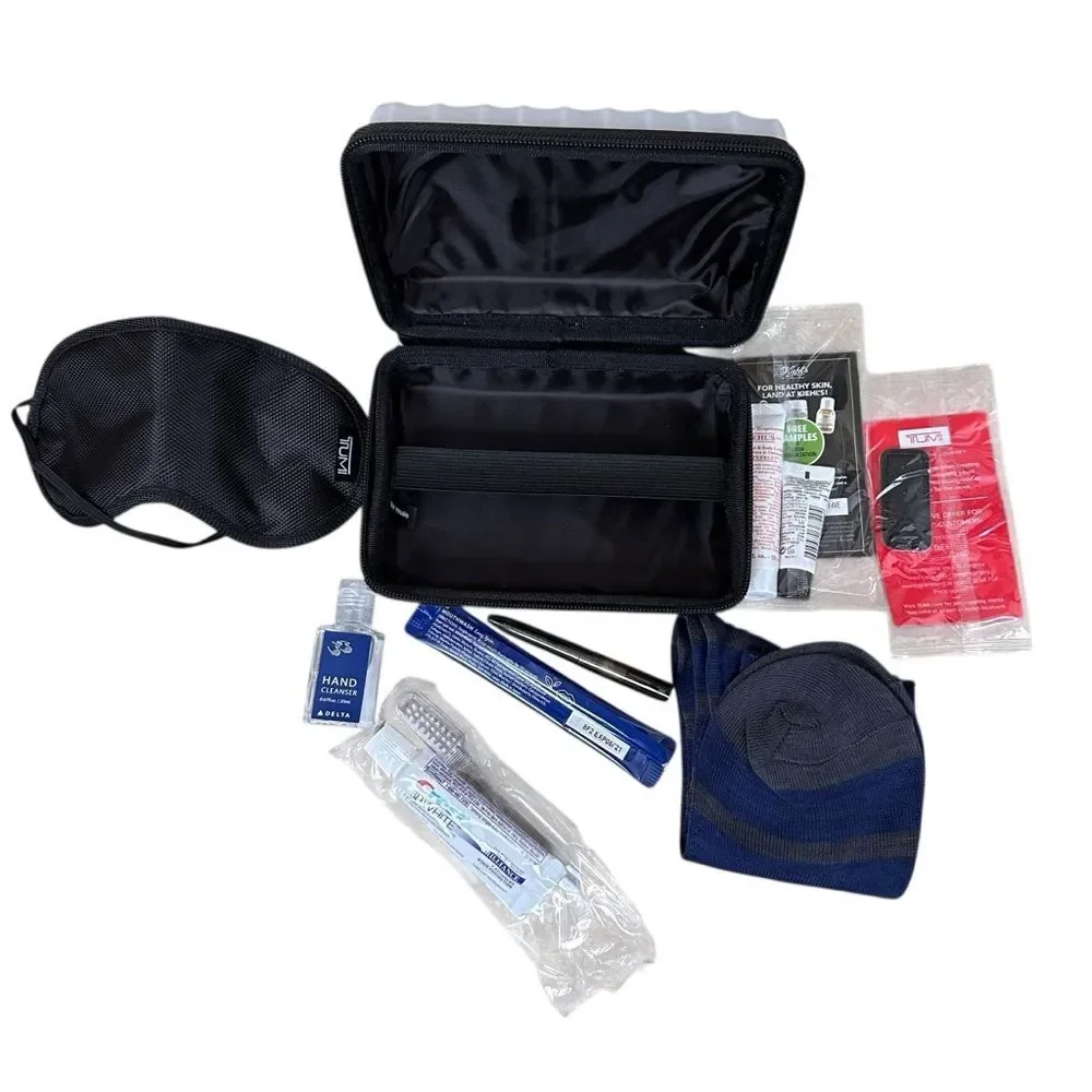Tumi Hardshell Amenity Zip Travel Case Gray